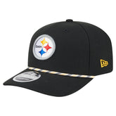 Pittsburgh Steelers New Era Gameday Multi Rope 9SEVENTY Stretch-Snap Hat Black