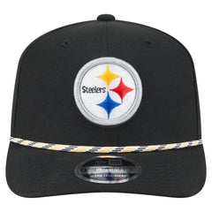 Pittsburgh Steelers New Era Gameday Multi Rope 9SEVENTY Stretch-Snap Hat Black