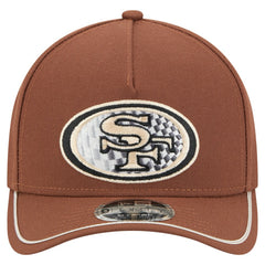 San Francisco 49ers New Era Motorsport 9FORTY Adjustable Hat Brown