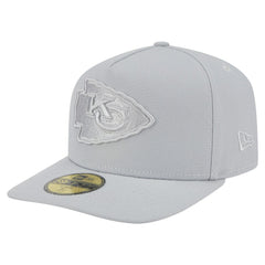 Kansas City Chiefs New Era Color Pack A-Frame 59FIFTY Fitted Hat Gray