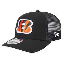 Cincinnati Bengals New Era Main Trucker 9SEVENTY Stretch-Snap Hat Black