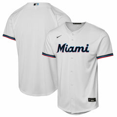 MLB Miami Marlins Nike Youth Home Replica Jersey - White