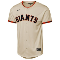 MLB San Francisco Giants Nike Youth Home Replica Jersey - Cream
