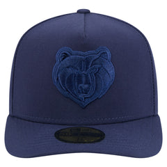 Memphis Grizzlies Colorpack A-Frame Pinch Front 59FIFTY Fitted Hat Navy