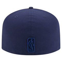 Memphis Grizzlies Colorpack A-Frame Pinch Front 59FIFTY Fitted Hat Navy