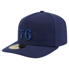 Philadelphia 76ers Colorpack A-Frame Pinch Front 59FIFTY Fitted Hat Navy
