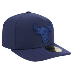 Chicago Bulls Colorpack A-Frame Pinch Front 59FIFTY Fitted Hat Navy