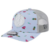 Dallas Mavericks Adventure Aloha Pattern 9SEVENTY Stretch-Snap Hat Light Blue/Gray