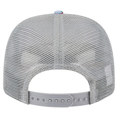 Los Angeles Lakers Adventure Aloha Pattern 9SEVENTY Stretch-Snap Hat Light Blue/Gray