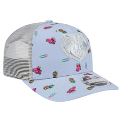 Memphis Grizzlies Adventure Aloha Pattern 9SEVENTY Stretch-Snap Hat Light Blue/Gray