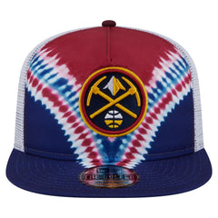 Denver Nuggets Throwback Dye Golfer Snapback Hat Navy/Red