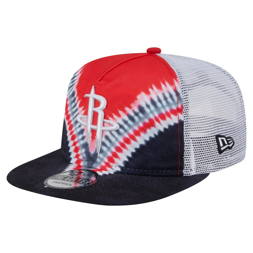 Houston Rockets Throwback Dye Golfer Snapback Hat Black/Red