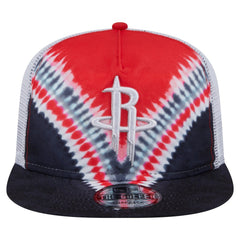 Houston Rockets Throwback Dye Golfer Snapback Hat Black/Red