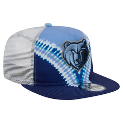 Memphis Grizzlies Throwback Dye Golfer Snapback Hat Navy/Light Blue