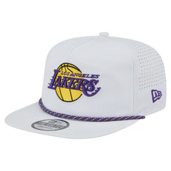 Los Angeles Lakers Performance Rope Golfer Adjustable Hat White