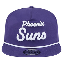 Phoenix Suns Team Text Golfer Snapback Hat Purple