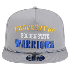 Golden State Warriors Throwback Property Of Golfer Snapback Hat Gray