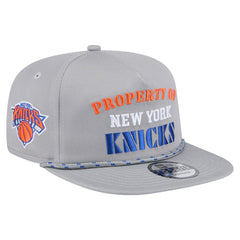 New York Knicks Throwback Property Of Golfer Snapback Hat Gray
