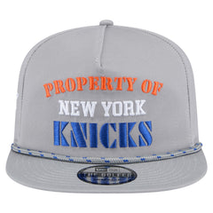New York Knicks Throwback Property Of Golfer Snapback Hat Gray