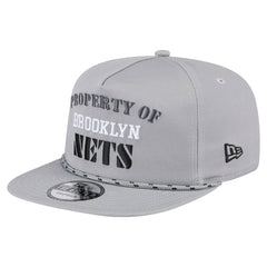 Brooklyn Nets Throwback Property Of Golfer Snapback Hat Gray
