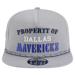 Dallas Mavericks Throwback Property Of Golfer Snapback Hat Gray