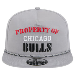 Chicago Bulls Throwback Property Of Golfer Snapback Hat Gray