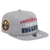 Denver Nuggets Throwback Property Of Golfer Snapback Hat Gray