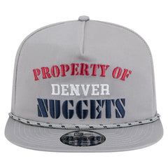 Denver Nuggets Throwback Property Of Golfer Snapback Hat Gray