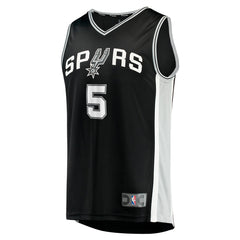 NBA Stephon Castle San Antonio Spurs 2024 NBA Draft Fast Break Player Jersey - Icon Edition - Black
