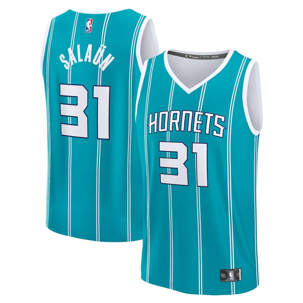 NBA Tidjane Salaun Charlotte Hornets 2024 NBA Draft Fast Break Player Jersey - Icon Edition - Teal