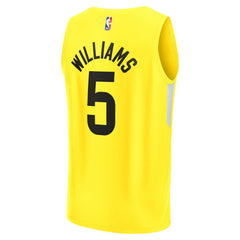 NBA Cody Williams Utah Jazz 2024 NBA Draft Fast Break Player Jersey - Icon Edition - Yellow