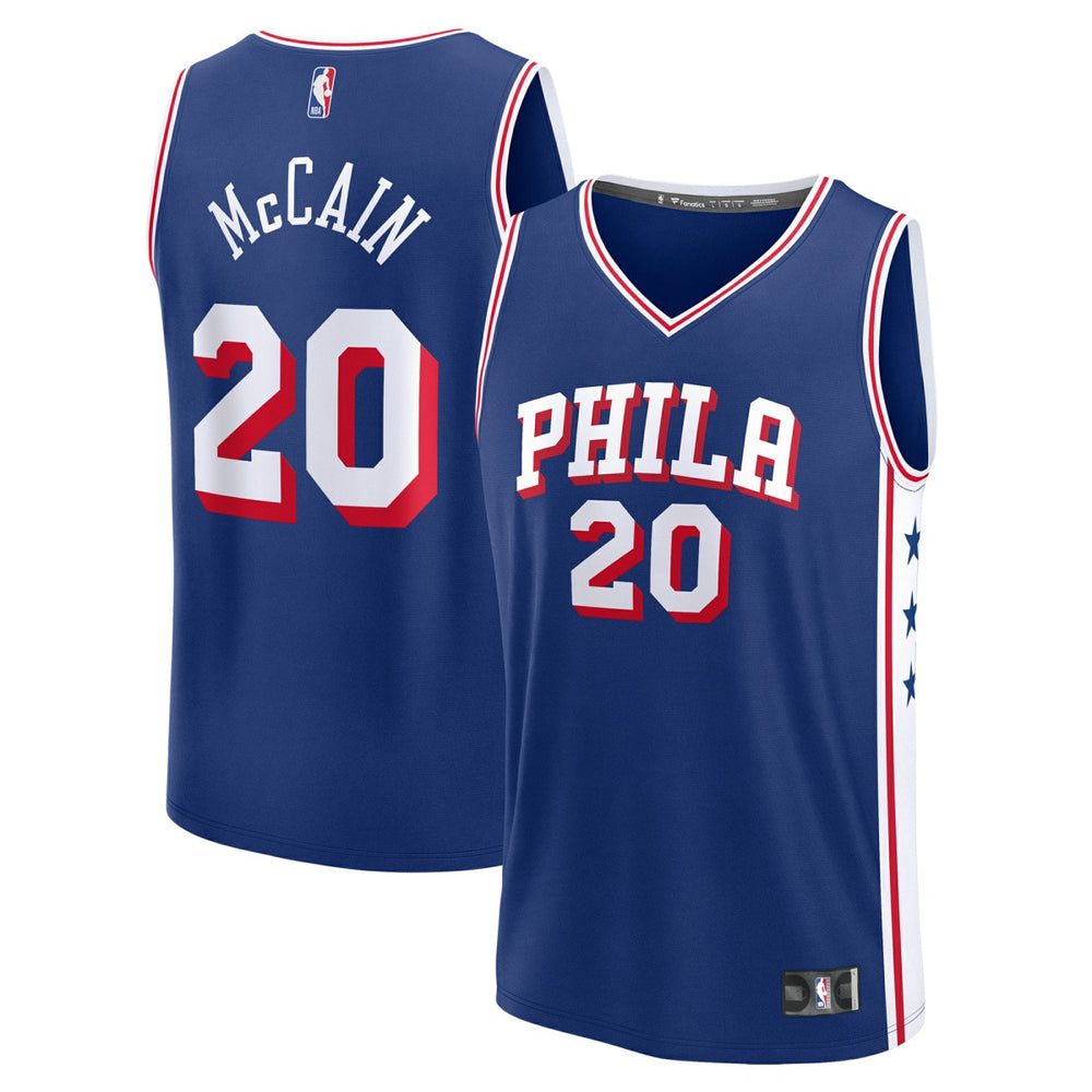 Jared McCain Philadelphia 76ers 2024 NBA Draft Fast Break Player Jersey Icon Edition Royal