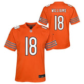 NFL Caleb Williams Chicago Bears Youth Game Jersey - Orange