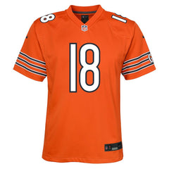 NFL Caleb Williams Chicago Bears Youth Game Jersey - Orange