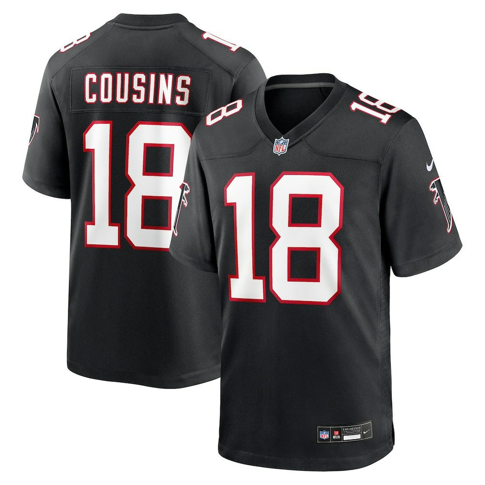 NFL Kirk Cousins Atlanta Falcons Youth Game Jersey - Black