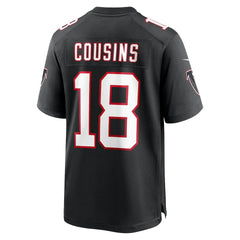 NFL Kirk Cousins Atlanta Falcons Youth Game Jersey - Black