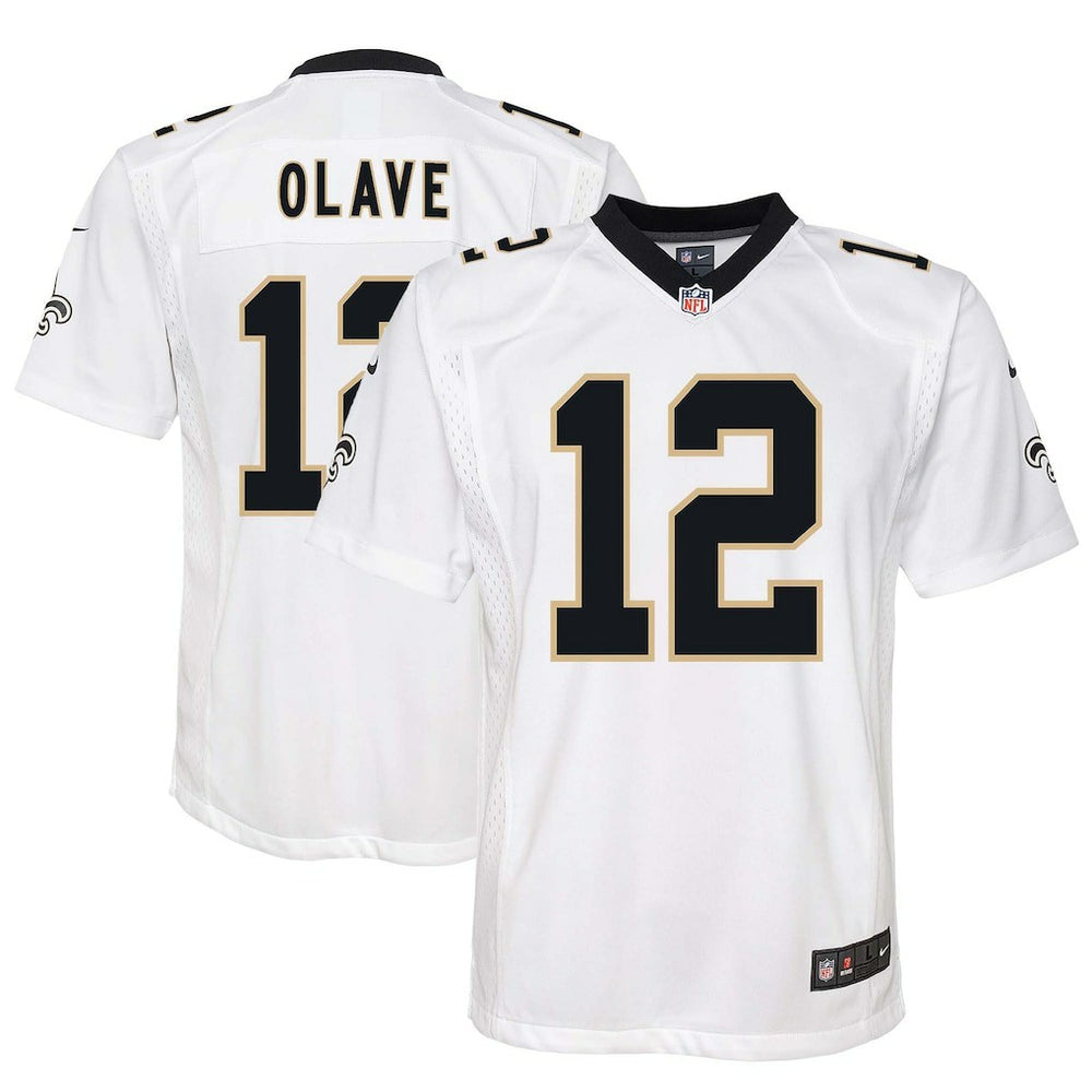 NFL Chris Olave New Orleans Saints Youth Game Jersey - White