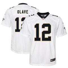 NFL Chris Olave New Orleans Saints Youth Game Jersey - White