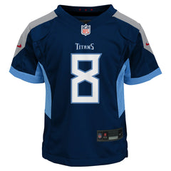 NFL Will Levis Tennessee Titans Preschool Game Jersey - Navy