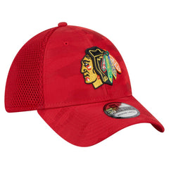 NHL Chicago Blackhawks New Era Active Subtle Camo 39THIRTY Flex Hat - Red