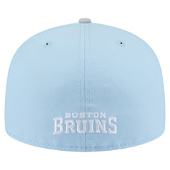 NHL Boston Bruins New Era Color Pack Two-Tone 59FIFTY Fitted Hat - Light Blue/Gray