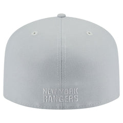 NHL New York Rangers New Era Color Pack A-Frame 59FIFTY Fitted Hat - Gray