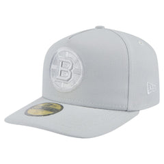 NHL Boston Bruins New Era Color Pack A-Frame 59FIFTY Fitted Hat - Gray