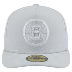 NHL Boston Bruins New Era Color Pack A-Frame 59FIFTY Fitted Hat - Gray