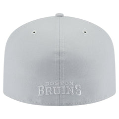 NHL Boston Bruins New Era Color Pack A-Frame 59FIFTY Fitted Hat - Gray
