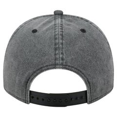 NHL Carolina Hurricanes New Era Throwback Washed A-Frame Pre-Curved 9FIFTY Snapback Hat - Charcoal