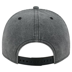 NHL Chicago Blackhawks New Era Throwback Washed A-Frame Pre-Curved 9FIFTY Snapback Hat - Charcoal