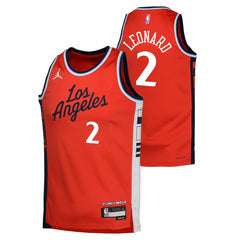 NBA Kawhi Leonard LA Clippers Jordan Brand Youth Swingman Jersey - Statement Edition - Red discount