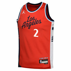 NBA Kawhi Leonard LA Clippers Jordan Brand Youth Swingman Jersey - Statement Edition - Red discount