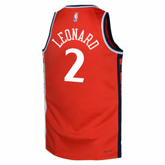 NBA Kawhi Leonard LA Clippers Jordan Brand Youth Swingman Jersey - Statement Edition - Red discount